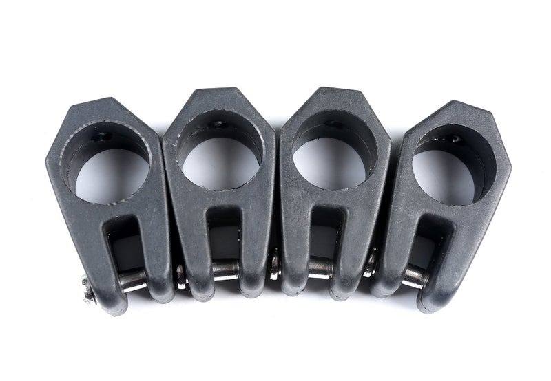 MxEol Boat 3 Bow Bimini Top Fittings Hardware Set Black Nylon W/Screws 12 PCS (Black, 7/8 Inch Set) - Image 4